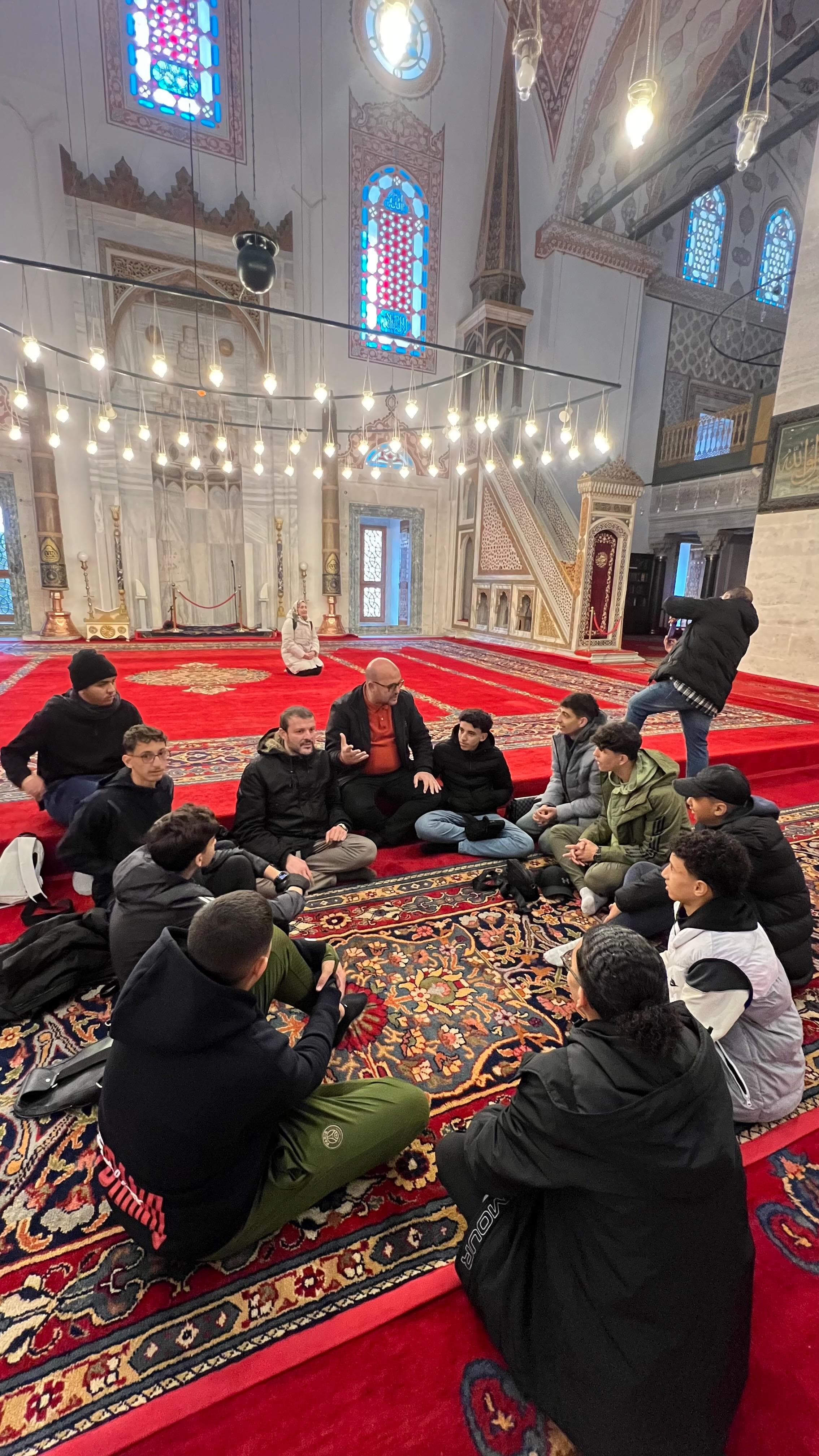 Élèves LYTEX pendant un voyage culturel à Istanbul