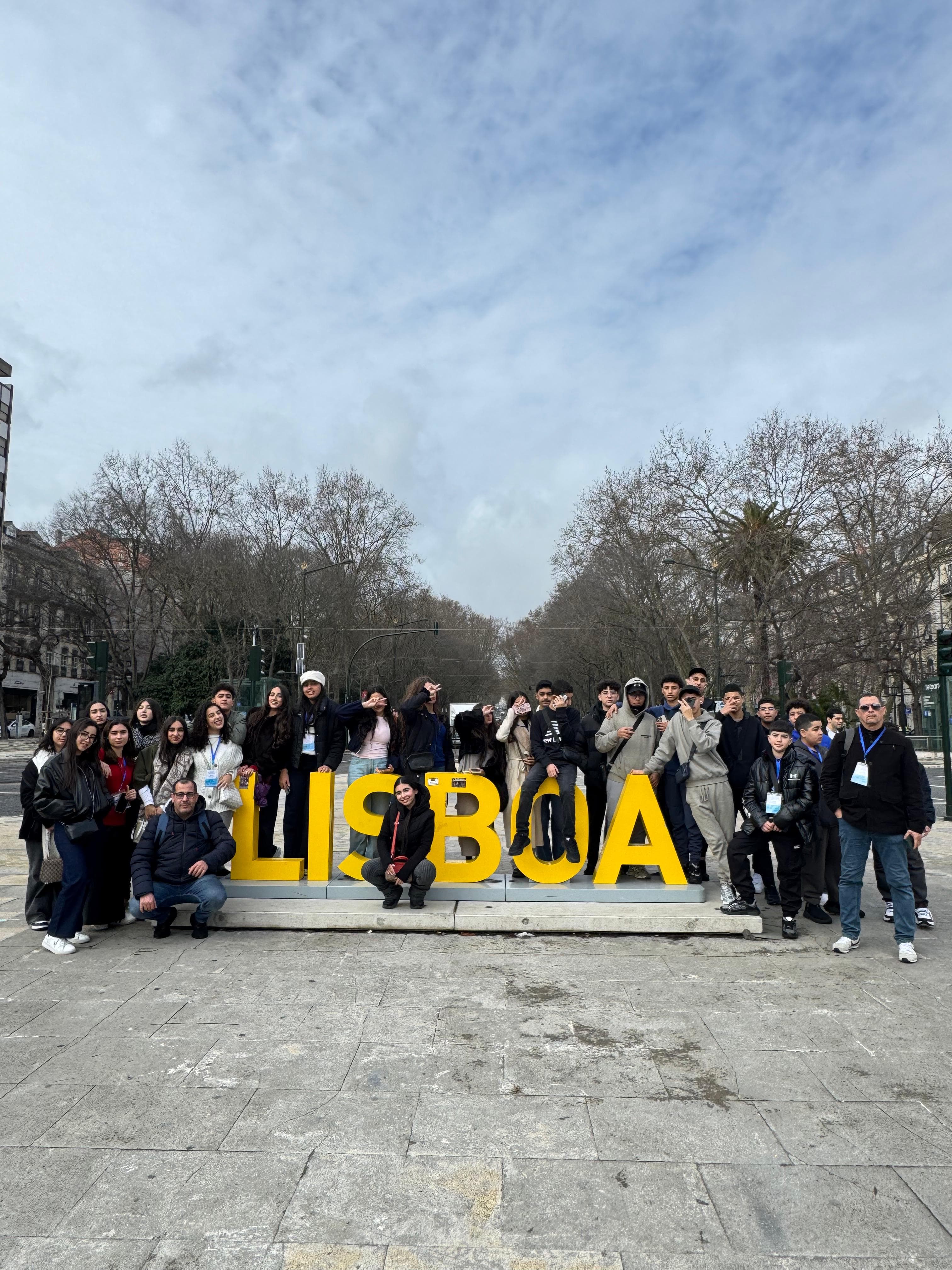 Groupe LYTEX pendant un voyage à Lisbonne